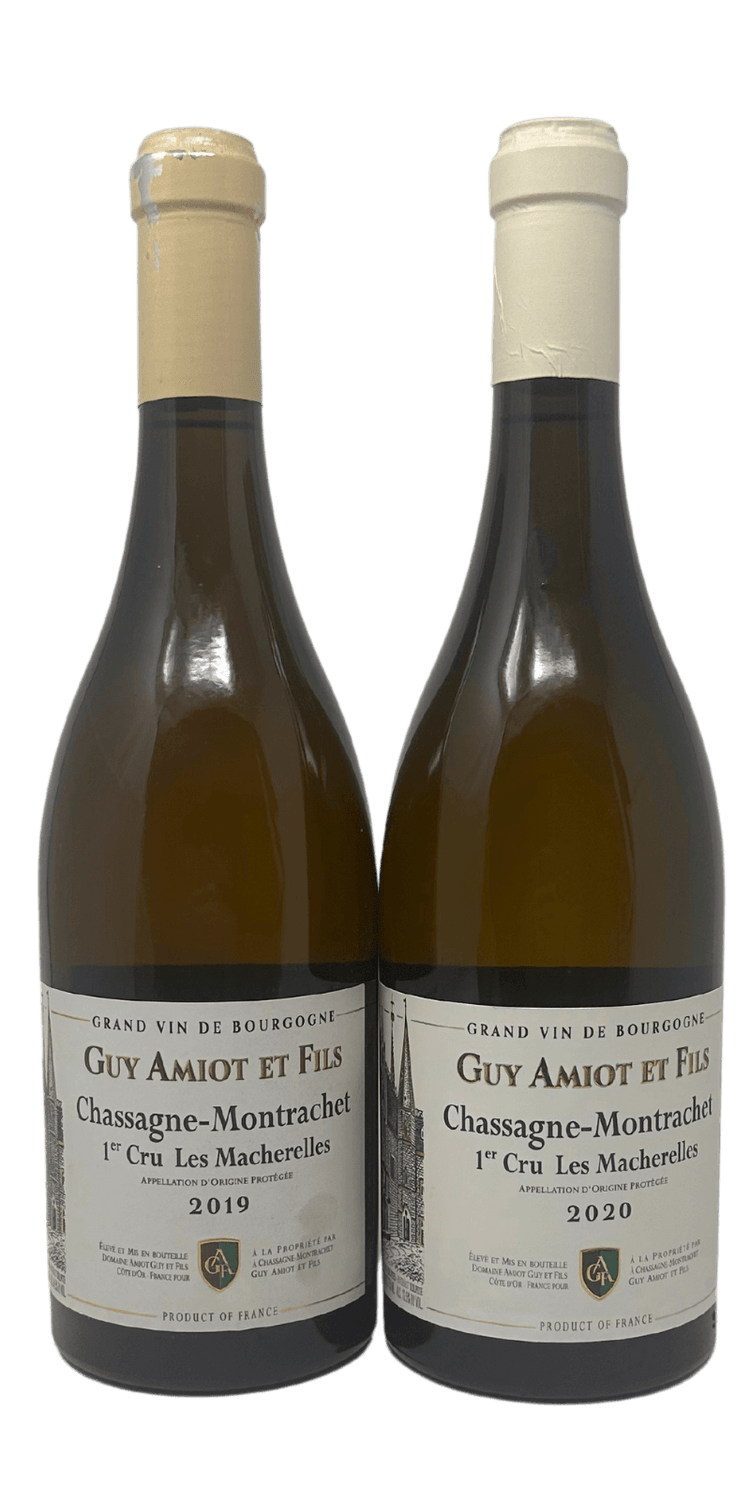 Coppia di Guy Amiot Et Fils Chassagne Montrachet Blanc 1er Cru Les Macherelles 2019-2020